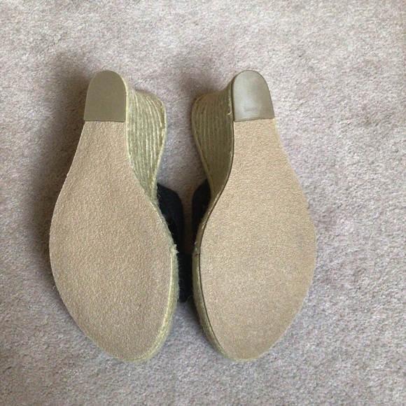 Steve Madden Black Canvas Super Wedge Espadrilles - Picture 6 of 6